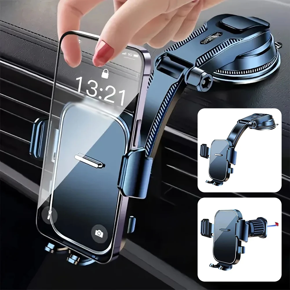 

Universal Car Phone Mount With Strong Suction Super Strong Suction Cup Hands-Free Solution