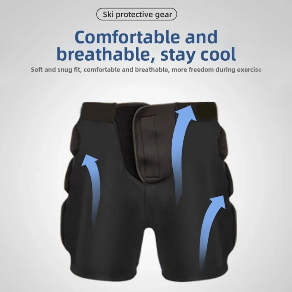 Ski Protection Pads Motorcycle Skating Sports Snowboarding Hip Protector Padded Breathable Shorts Anti-fall Anti-collision Armor