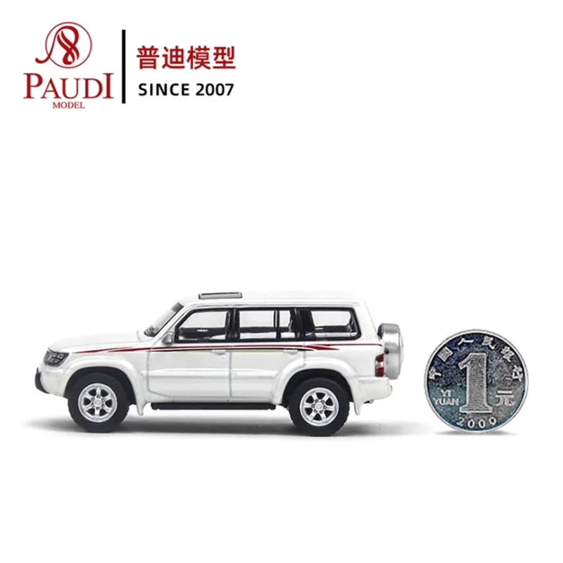 PAUDI Diecast 1:64 Scale Patrol Y61 1998 Off-road Vehicle Alloy Car Model Finished Simulation Collection Decoration Gift Toys