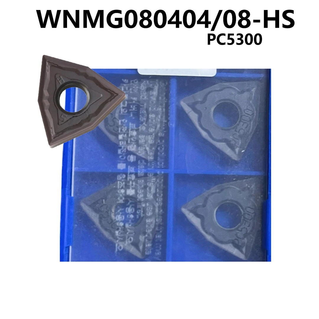 Original Carbide Inserts WNMG080404-GS PC5300 WNMG080408-HS WNMG 080404 080408 Lathe Cutter Turning Tool For Steel And Stainless