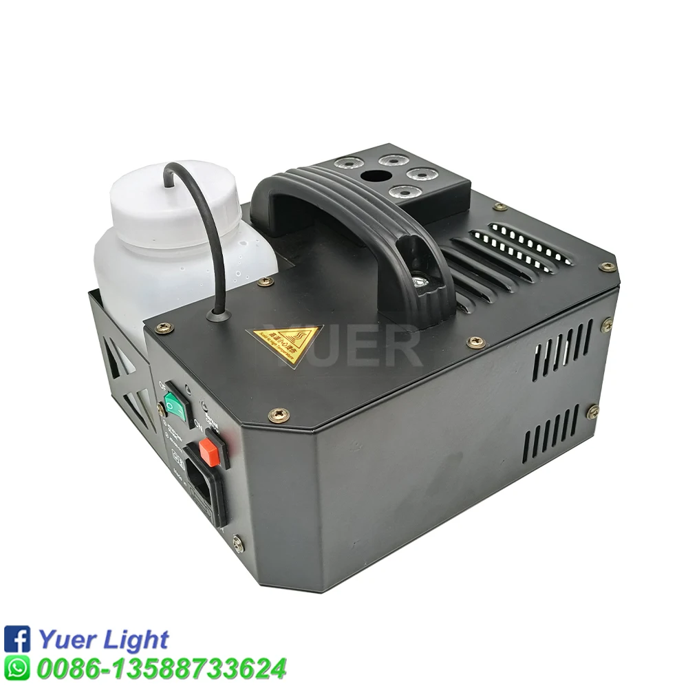 Imagem -05 - Dmx Led Máquina de Fumaça Vertical Pyro com Controle Remoto Profissional Fogger 6x3w Rgb 3in1 Cor Alta Qualidade 600w