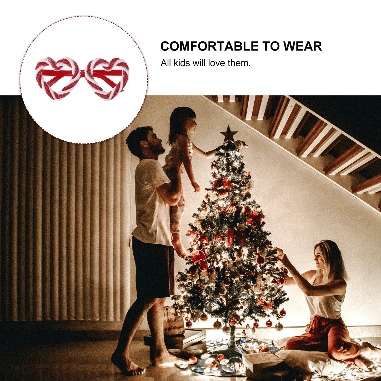 

4Pairs Valentine Heart Glasses Fashion Eyewear Party Photo Prop Stylish Creative Party Supplies Valentine Heart Glasses