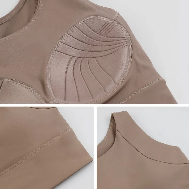 النساء وسادة ثابتة للصدمات الرياضة الصدرية الملابس الداخلية عالية القوة المهنية تشغيل الصدرية رياضة رفع الملابس الداخلية اليوغا حمالة صدر رياضية #6