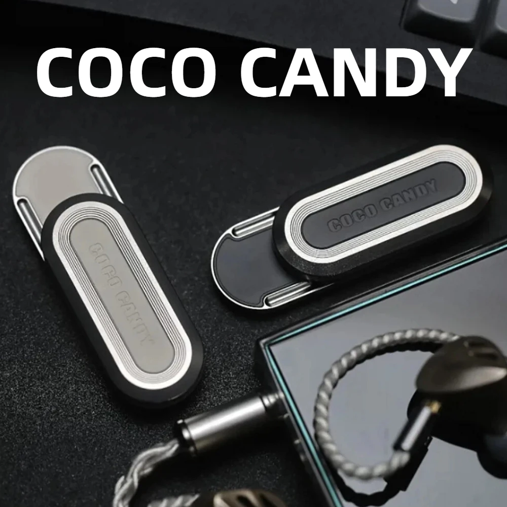 KAIS EDC COCO CANDY Fidget Slider, Juguete Antiestrés, Slider Deslizante, Juguetes Fidget para Adultos, Diseños Originales, Gadgets para Aliviar la Ansiedad