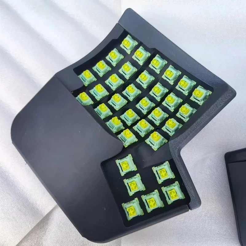 Kinesis-Kit de teclado Split sem fio, Qmk Setting, Hot-swap Vial Key, Change10-Layer Layout Layout, Design de Shell Impresso 3D, 2.4g