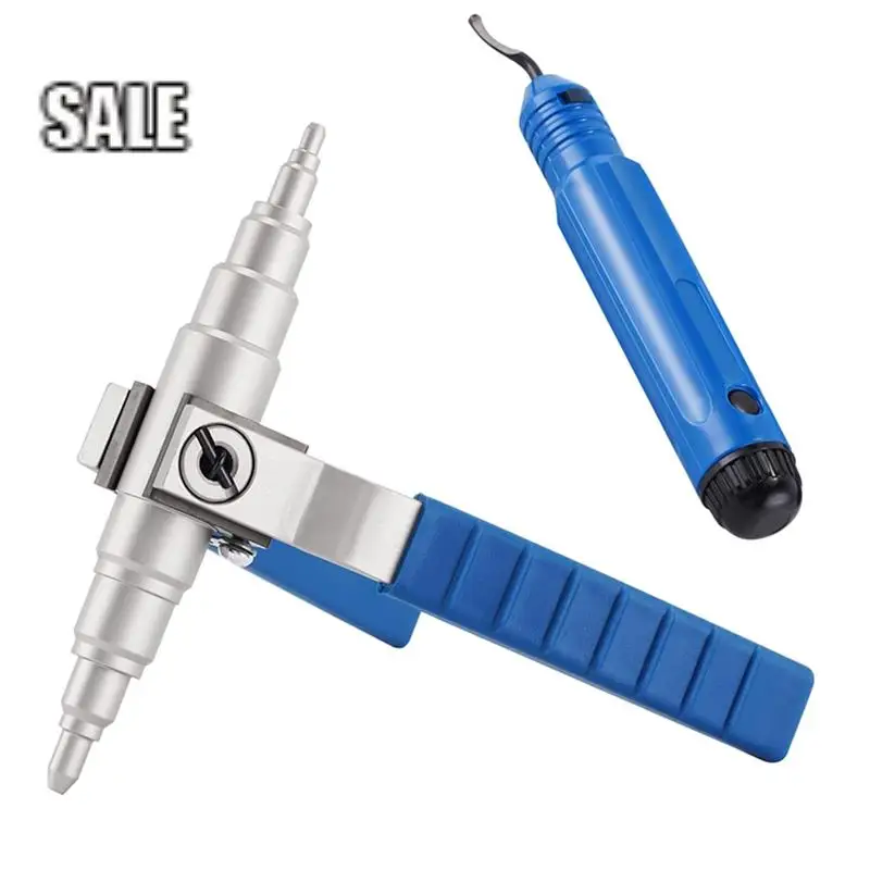 

Soft Copper Pipe Tube Expander Universal Hand Tool Manual Refrigeration Tube Expander Kit 3/8In,1/2In,5/8In,3/4In,7/8In-A68E
