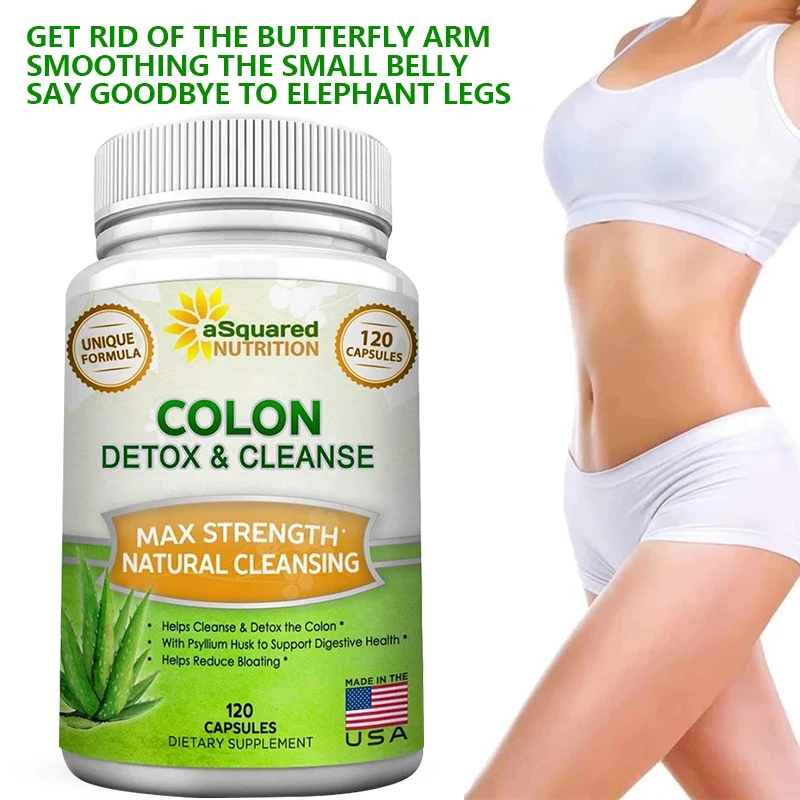 Pure Colon Detox & Cleanse - Maximum Strength, Natural Colon Detox Cleanser, Digestive Health, Bowel Movements for Men & Women