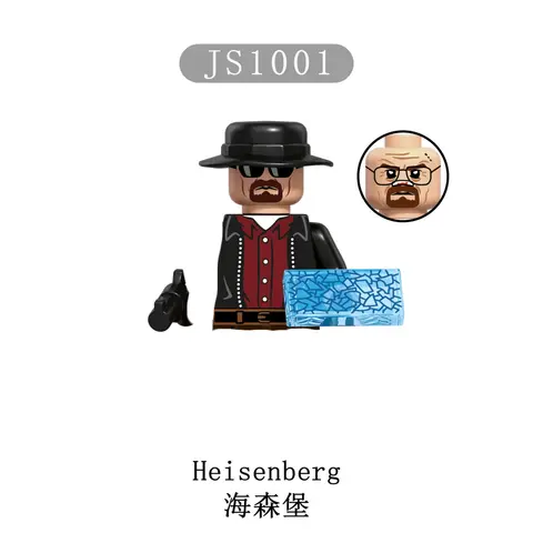 Breaking Bad-säsongen Heisenberg Walter White Gus Fring Saul Goodman Byggklossar Mini Actionfigurer Klossar Modellleksaker 10 best sales Lego-modeller - №9