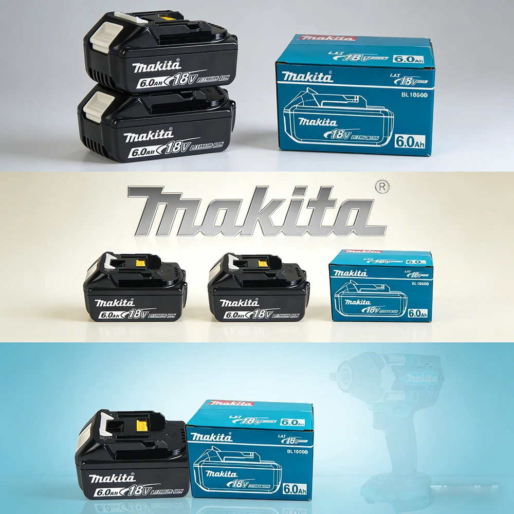 

Original Lithium ion Rechargeable Battery 6000mAh 18V Replacement Batteries BL1860 BL1830 BL1850 BL1860B Replace battery