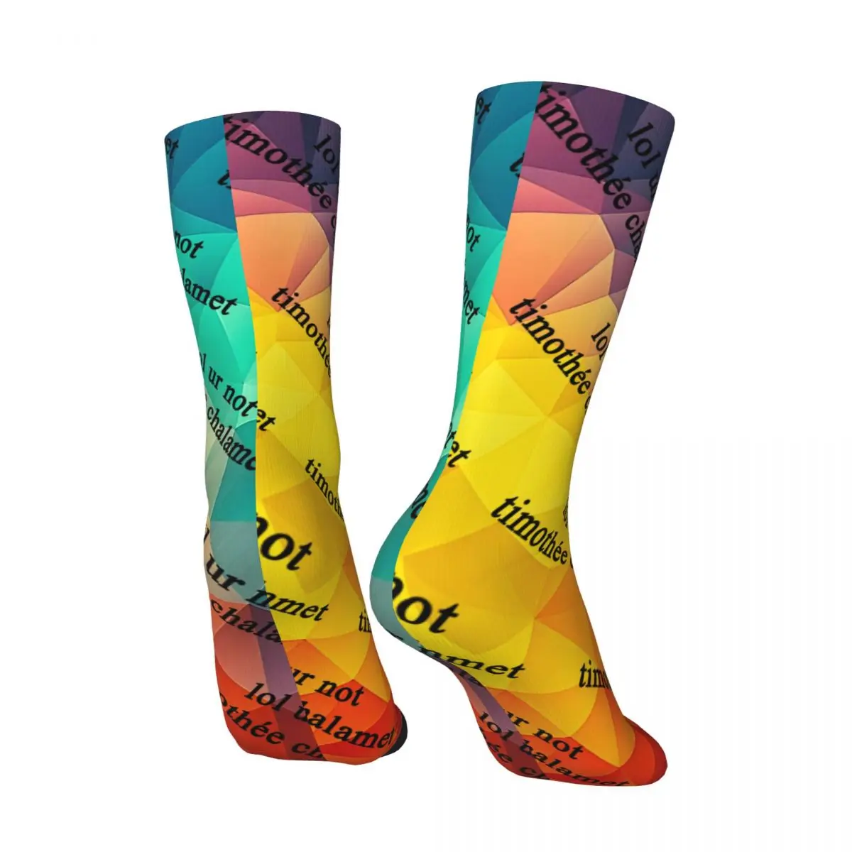 Retro Lol Ur Men's compression Socks Unisex Timothee Chalamet Harajuku Pattern Printed Novelty Crew Sock