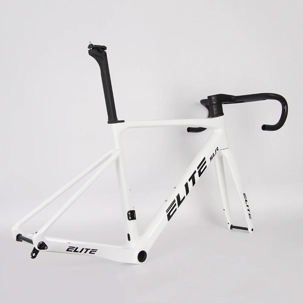 

2025 Новая карбоновая рама ELITE T47 Комплект рамок для шоссейного гоночного велосипеда 700*32C Дисковый тормоз Все внутренние проводки Di2 и механические рамы для велосипеда