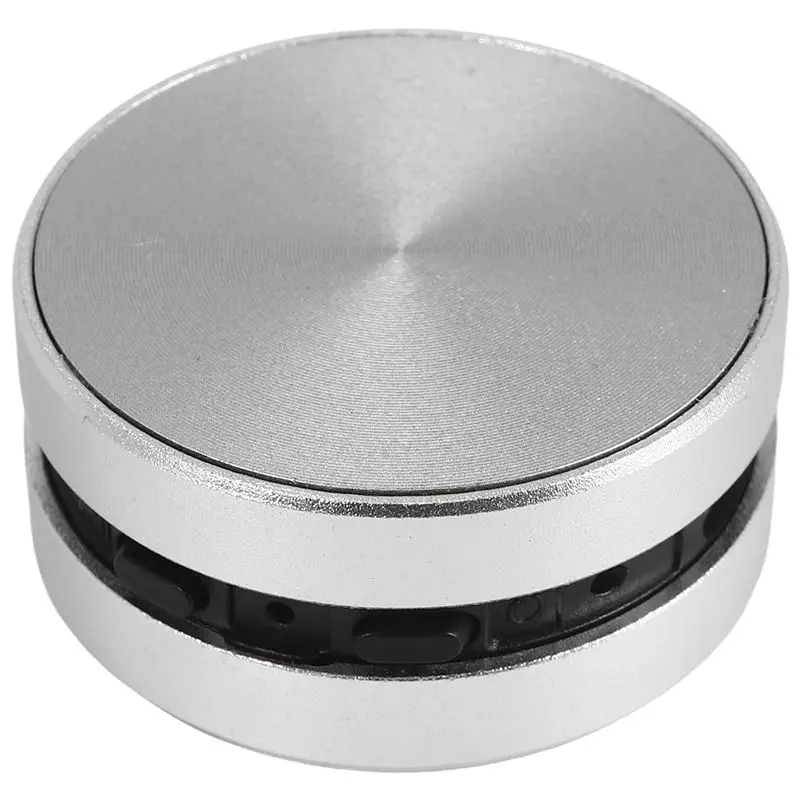 AA08-Portable Mini Bluetooth Speaker Turns Anything Into A Speaker Wireless Bone Conduction Induction Vibration Easy To Use (Sil