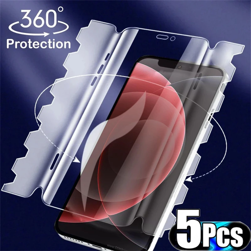 

5PCS Butterfly Hydrogel Film For Xiaomi Mi 15 Ultra 13 12 Pro 360 Full Cover Screen Protector For Xiaomi 14 11 10 Pro Lite Film