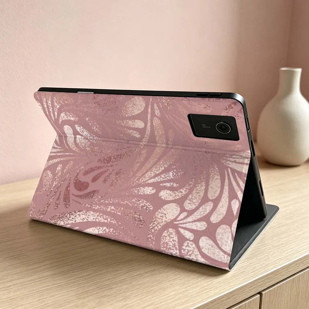 Art Pink Leaf Pattern Soft For Lenovo Xiaoxin Lenovo Tab Pad Pro Plus K11 P12 M10 Legion Y900 Y700 Inch Tablet Case