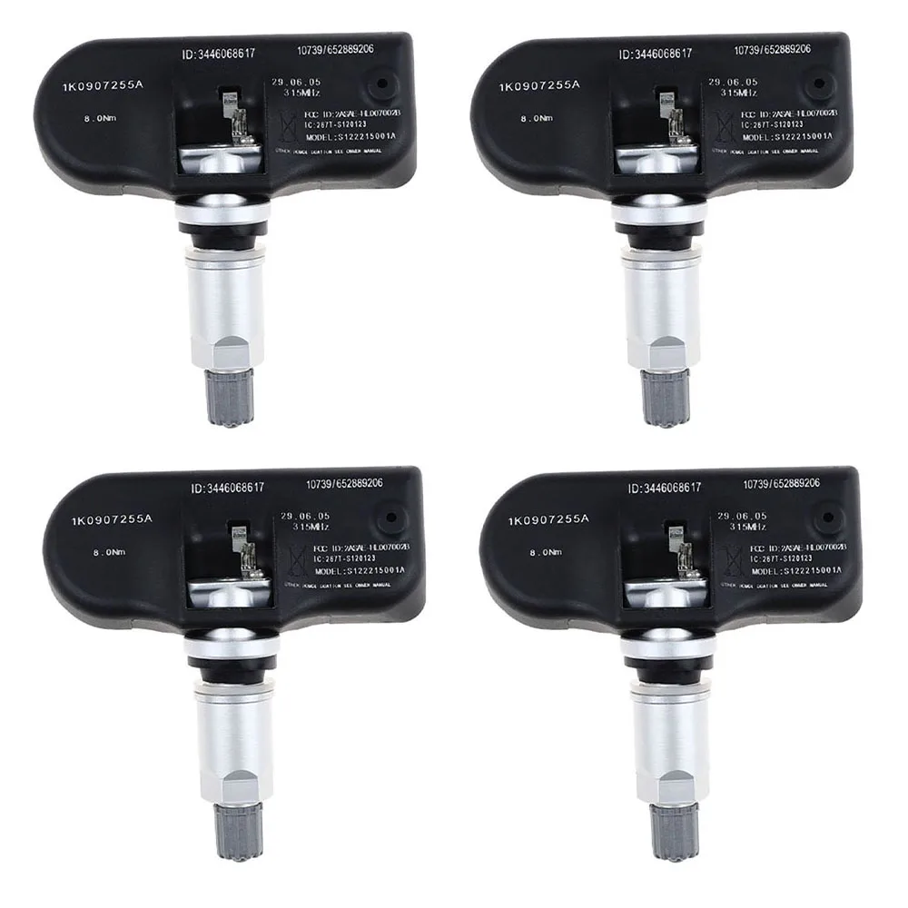 

TPMS Sensor Monitors Fit for AUDI A3 A4 A5 Q5 S4 S5 TT and Fit for VOLKSWAGEN 1K0907255C Tire Pressure Sensor TPM90 1K0907253A