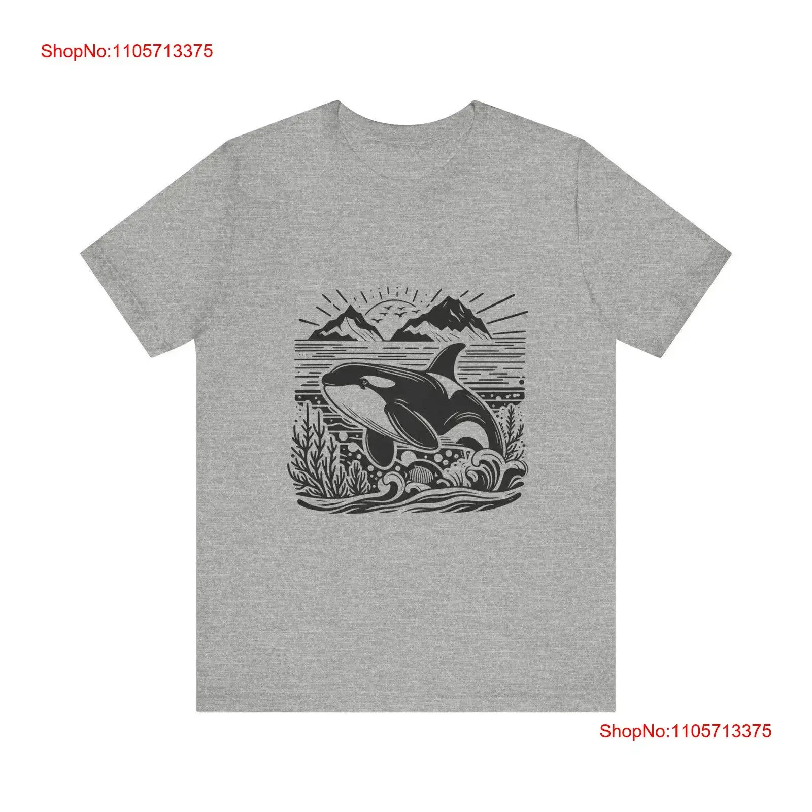 Orca T Shirt Whale Nature Lover Killer Ocean Conservation Environment Aesthetic Clothing Marine Biologist s vintage Washed