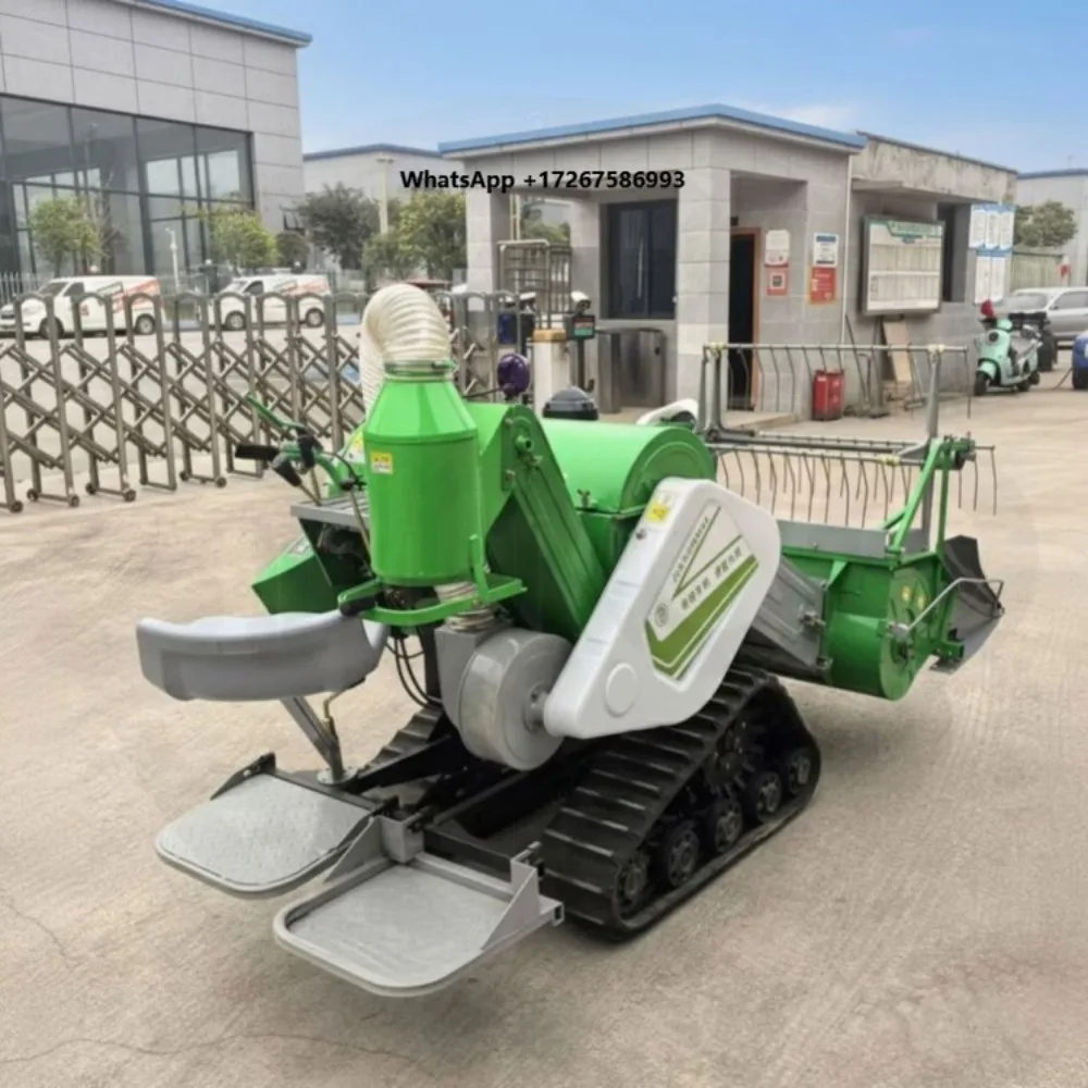Mini Agricultural Machinery Combine Harvester for Cassava Olive Tea Harvesting Competitive Prices