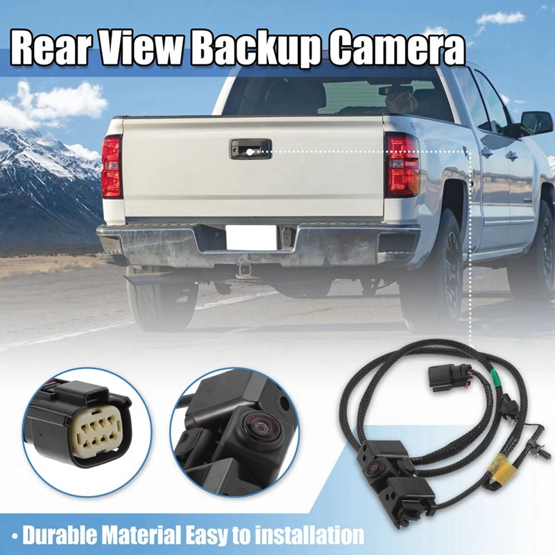 84062896 Car Rear View Backup Camera Rear View Parking Camera For Chevy Silverado 1500 For GMC Sierra 1500