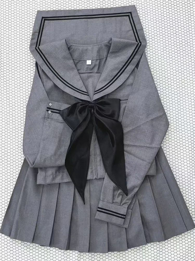 

Аутентичный японский E20 orm School с плиссированной юбкой ort Sve Student Outfit Spring Autumn College Sle