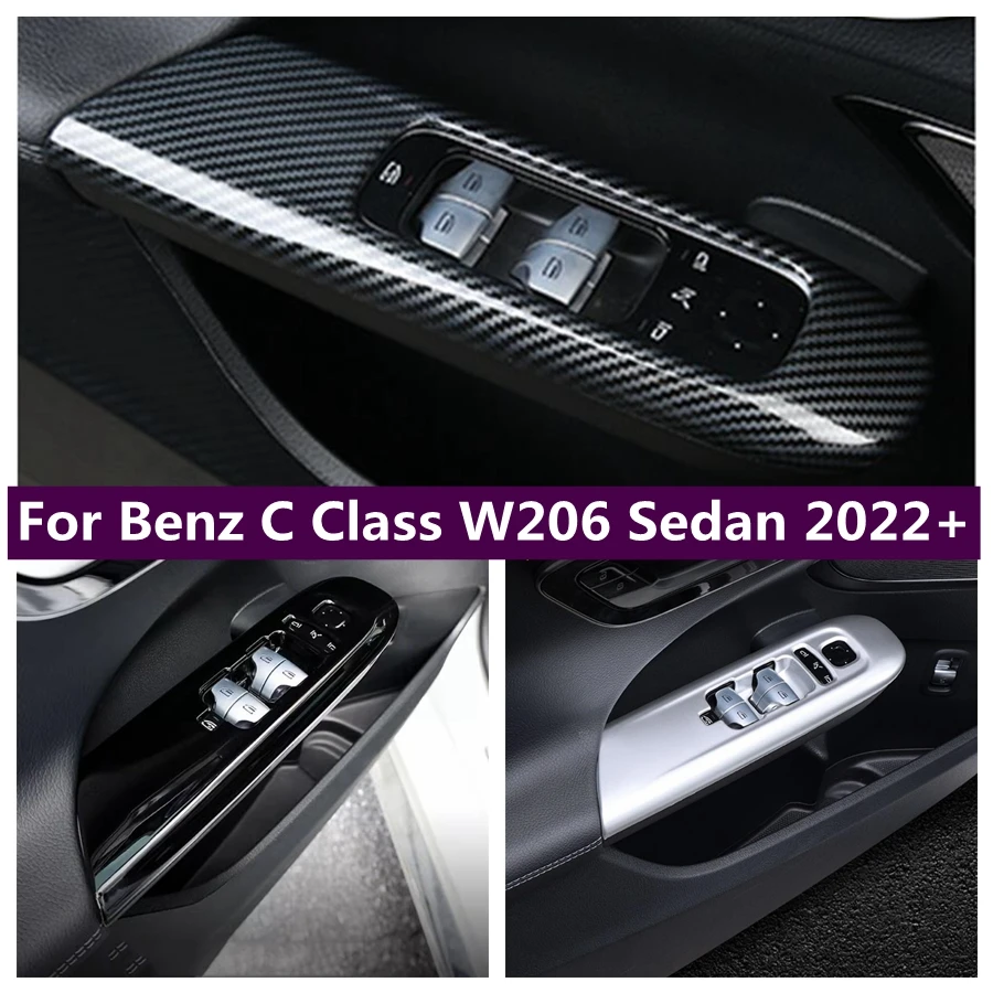 

Fit For Benz C Class W206 Sedan 2022 - 2024 Cover Trim Armrest Window Glass Rise Lift Down Control Switch Button Door Lock Panel