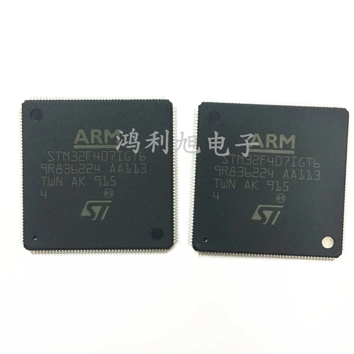 1PCS/Lot STM32F407IGT6 MCU 32-bit ARM Cortex M4 RISC 1MB Flash 2.5V/3.3V 176-Pin LQFP Tray