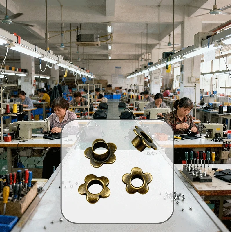 211 œillets en fer bronze, pour la décoration de pendentifs en cuir, résistants aux rayures, composants de charme artistique