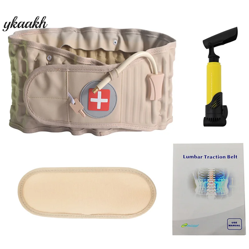 

Lumbar Support Decompression Waist Air Traction Brace Spinal Back Relief Belt With Inflator Backach Pain Release Device