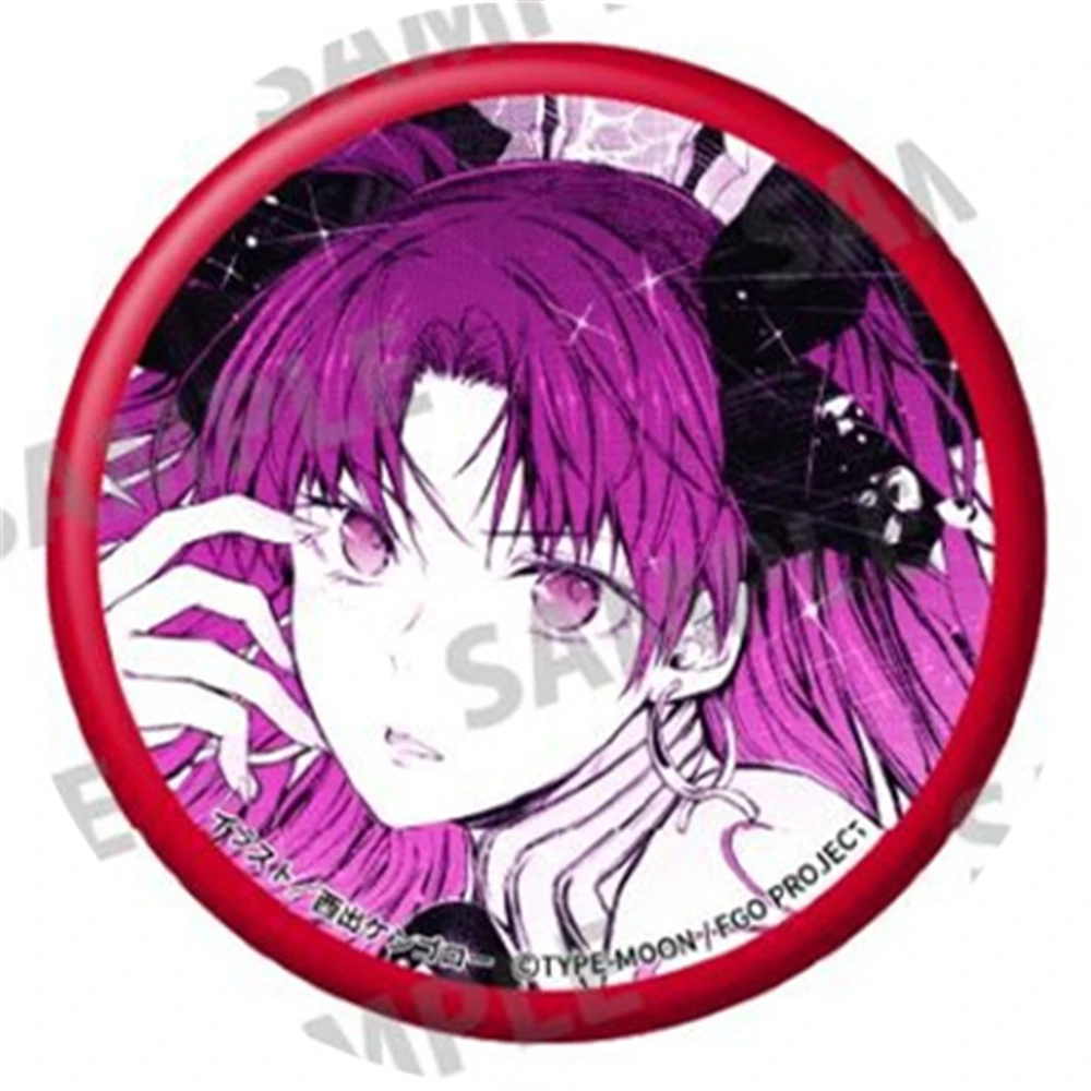 58mm Anime Fate/Grand Order SE.RA.PH‌ UBW Cosplay COSTUME Badge Pin SPTE Tinplate Brooch﻿ Prop