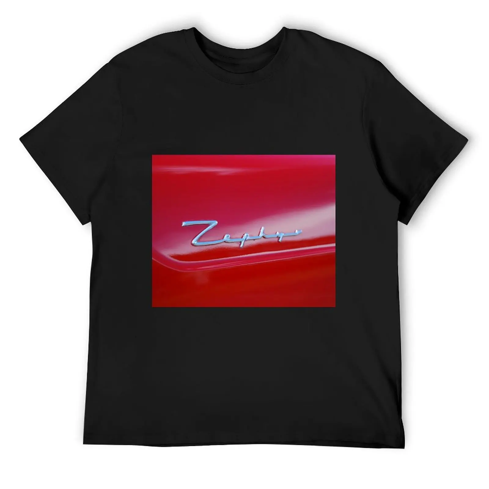 

Red Zephyr Badge T-Shirt cute tops vintage t shirts graphics shirts graphic tee men