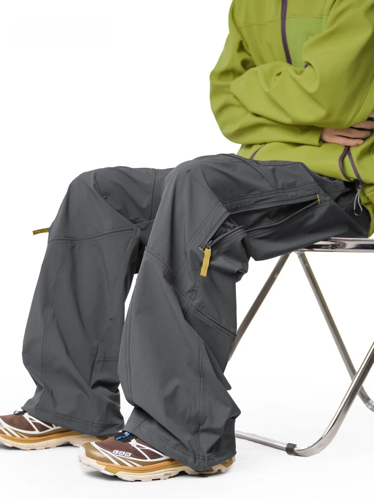 

Уличная спецодежда Qui Dry походные брюки мужские повседневные прямые брюки осенний сезон водонепроницаемые брюки для отдыха