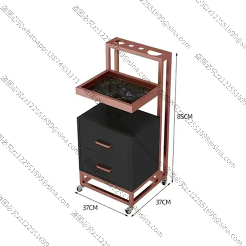 Applicable To Internet Celebrity Trendy Store Hairdresser Tool Car Platform Mirror Table Hair Cutting Trolley Barber Shop Work