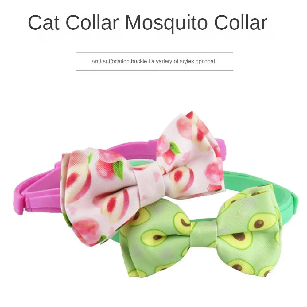 Anti Flea Tick Collar For Cat Small Dog Avocado Strawberry Adjustable Anti-Mosquito Insect Pest Repellent Pet Accessories