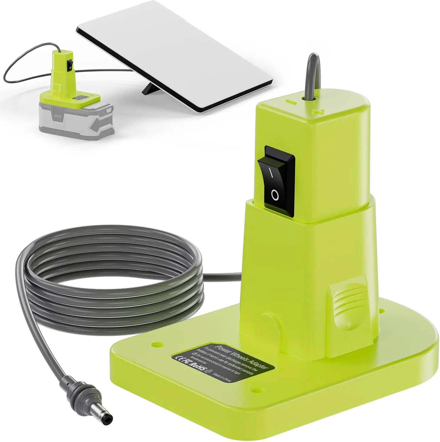 

Battery Adapter for StarLink Mini Compatible with Ryobi 18V Battery, Power Adapter Converter Power Cable Plug and Play，Tool Only