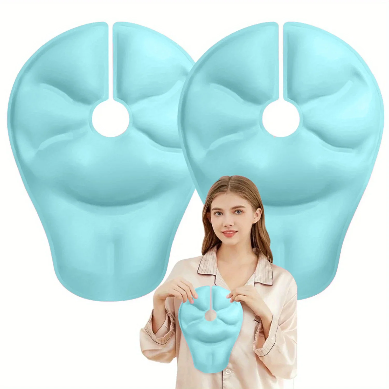 Breast Heating Pad Cooling Gel Packs Ice & Heat Therapy for Breastfeeding Post Surgery Recovery Reduction Nursing Pain Relief