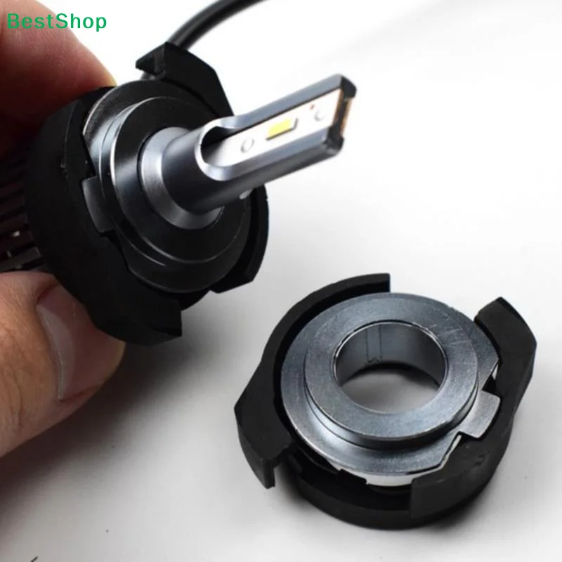 ★Car LED H7 Headlight Adapter Bulb Holders Auto Lamp Light Clip LED Base