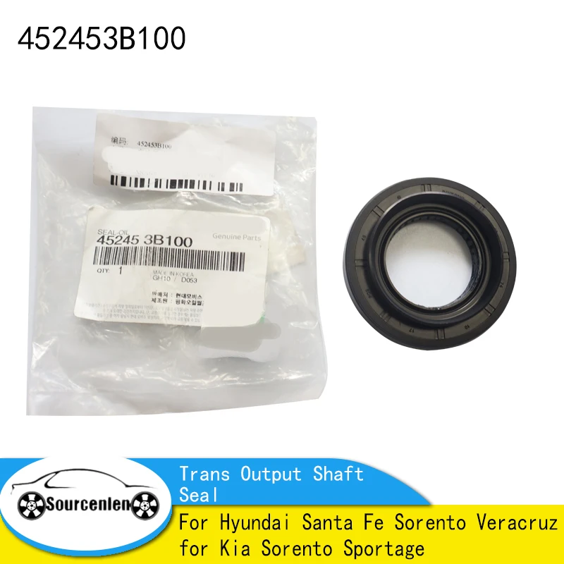 452453B100 Auto Trans Output Shaft Seal for Hyundai Santa Fe Sorento Veracruz for Kia Sorento Sportage 45245-3B100