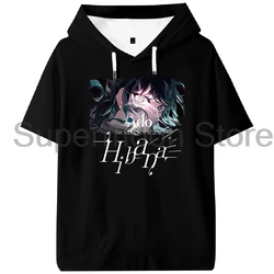 Ado Hibana World Tour 2025 Hooded T-shirt Summer Short Sleeve Sport Gym Tee Women Men Sportwear Outdoor Streetwear Tops