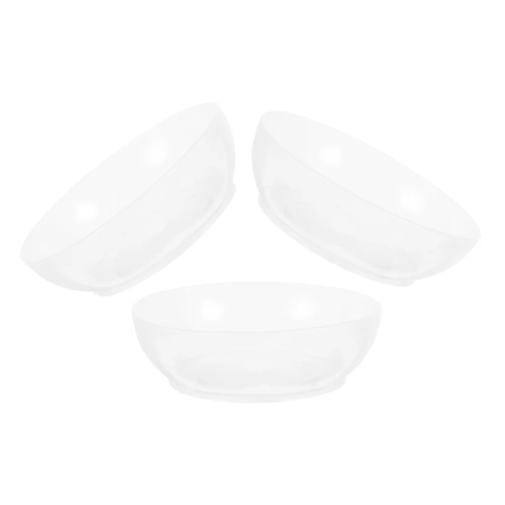 

3Pcs Reusable Transparent Weighing Bowls Precise Scale Markings for Kitchen Baking Cooking Easy Clean PP Material Food Utility