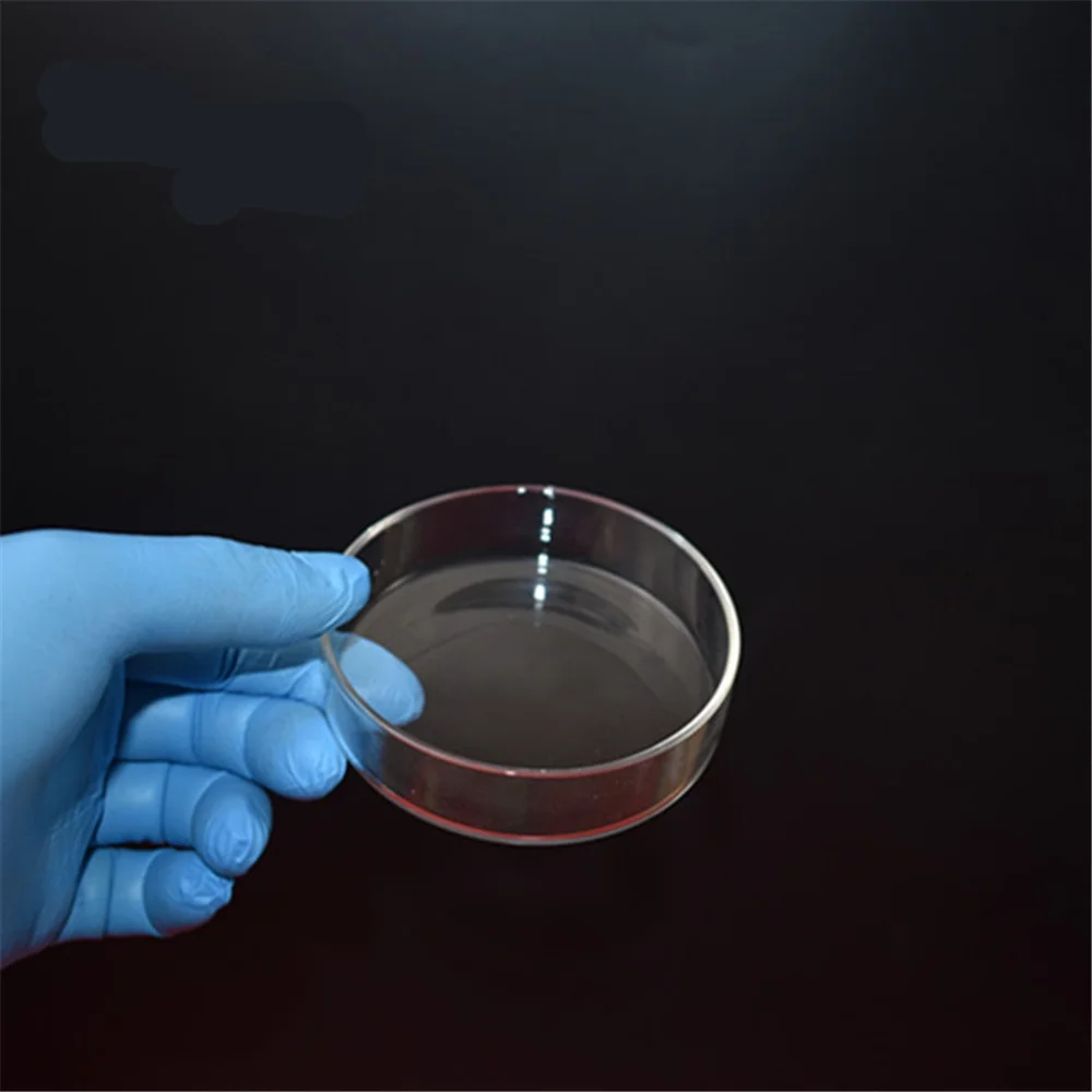 5pcs /lot High Quality Glass Petri Dish for Lab Plate Bacterial Yeast Diameter 90MM