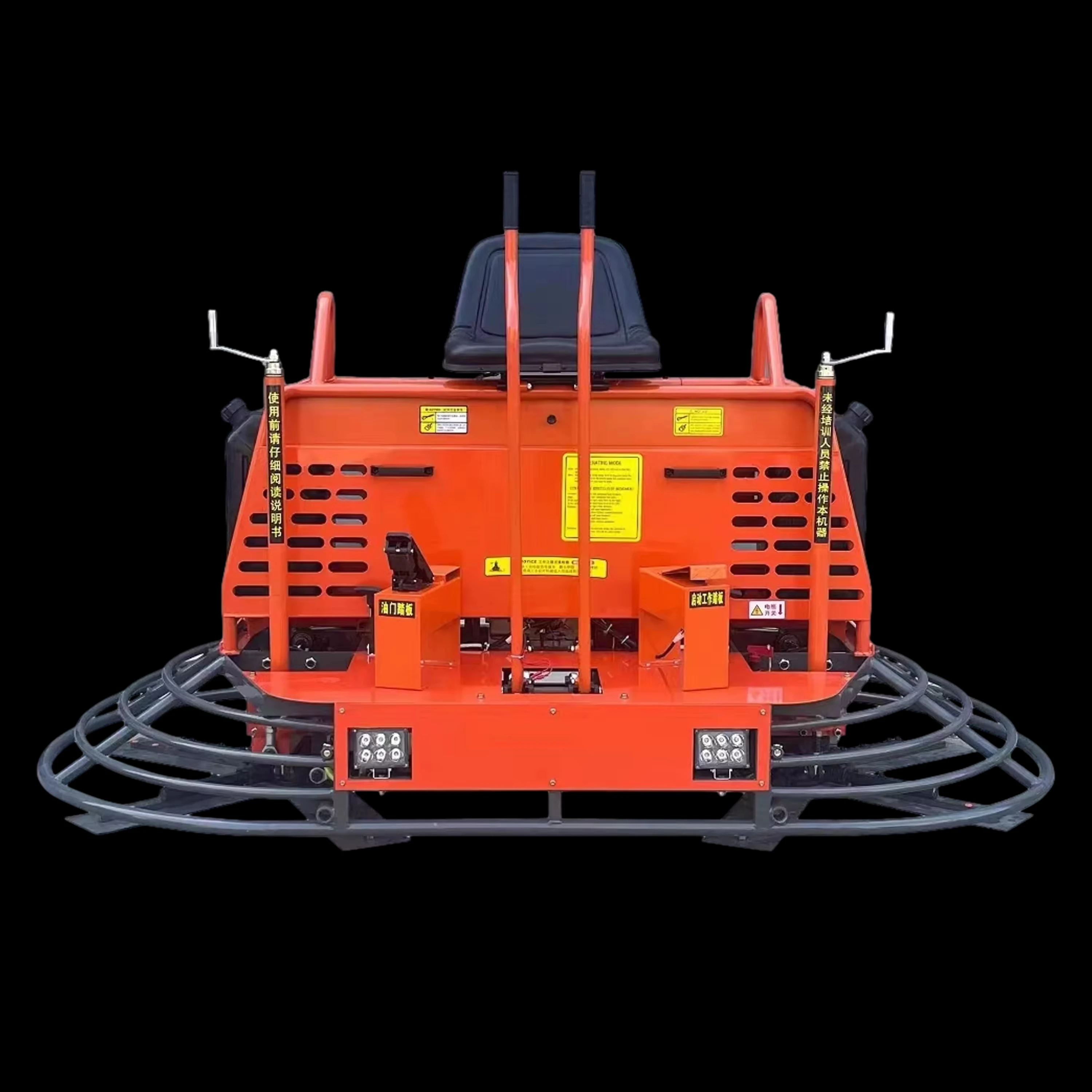 Troncatrice Fabbrica 39 pollici Galleggiante Pan Ride on Power Spatola Motore a benzina Vibrazione Spatola per elicottero in cemento