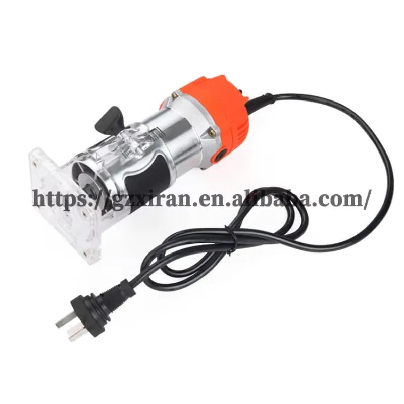 220V 1000W Woodworking Electric Trimmer Wood Milling Engraving Slotting Trimming Machine Hand Carving Router EU Plug 6.35mm