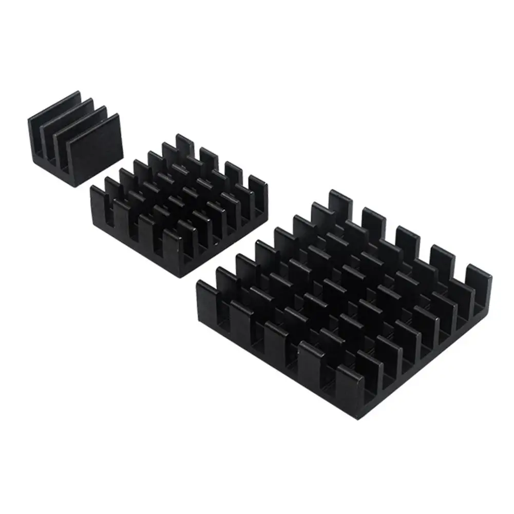 ل Pi 5 ماكس الألومنيوم معدن بالوعة الحرارة تطوير تبديد الحرارة لوحة الحرارة التوصيل السلبي وحدة المعالجة المركزية التبريد G3Z7