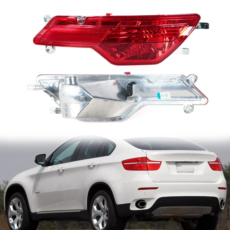 

Car Rear Bumper Fog Light For BMW X6 E71 E72 2008 2009 2010 63147187219 63147187220 turn signal Assembly tail light Reflector