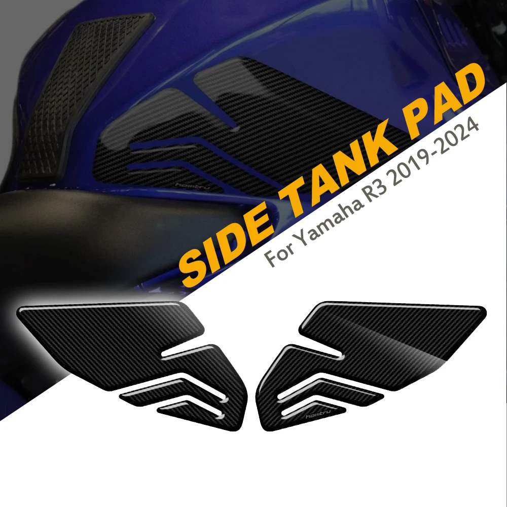 

For Yamaha R3 2019-2024 Motorcycle Side Tank Pad Protection Grip