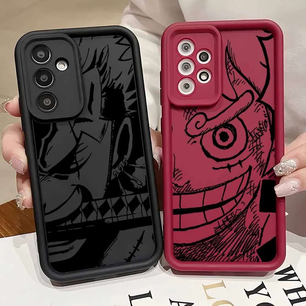 O-ne Pie-ce Handsome Script For Samsung A73 A72 A71 A57 A56 A55 A54 A53 A52 A37 A36 A34 A32 A27 A25 A23 A17 Soft Capa Phone Case