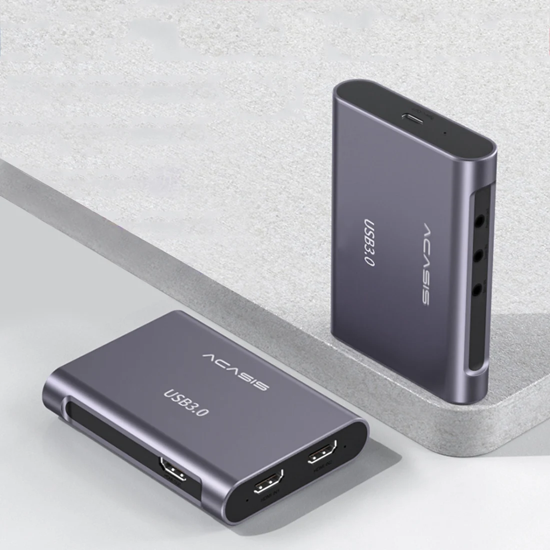 Acasis 4K Video USB 3.0 Chụp Ảnh Thẻ Kép HDMI-Tương Thích 1080P 60fps Camera HD Tiểu Ly Cho OBS Bắt Thẻ Trò Chơi Sống