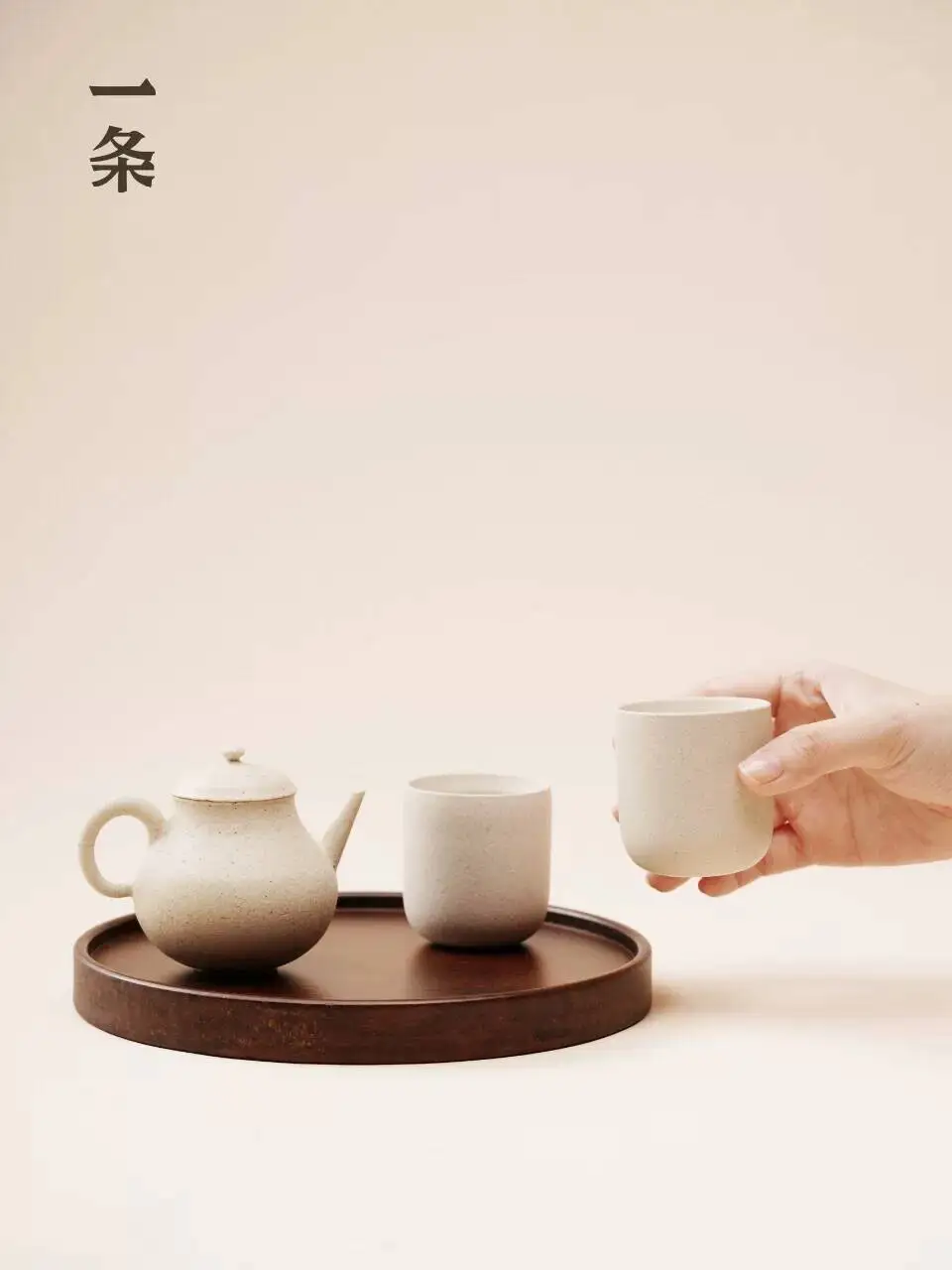 A [White Bear] Purple Clay Tasting Master Single Cup, Tea Set Cup