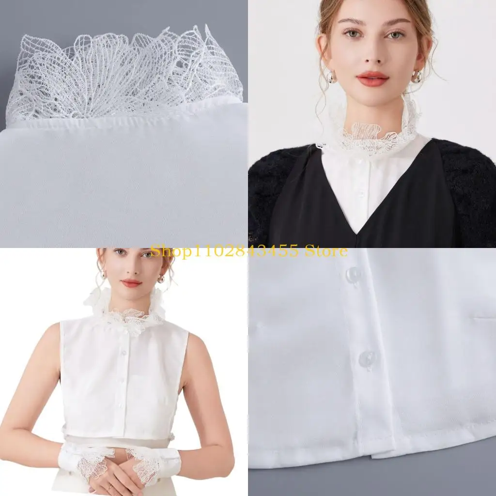 col-detachable-en-dentelle-multi-usage-49mc-manches-elastiques-pour-tenue-bureau-pour-femmes
