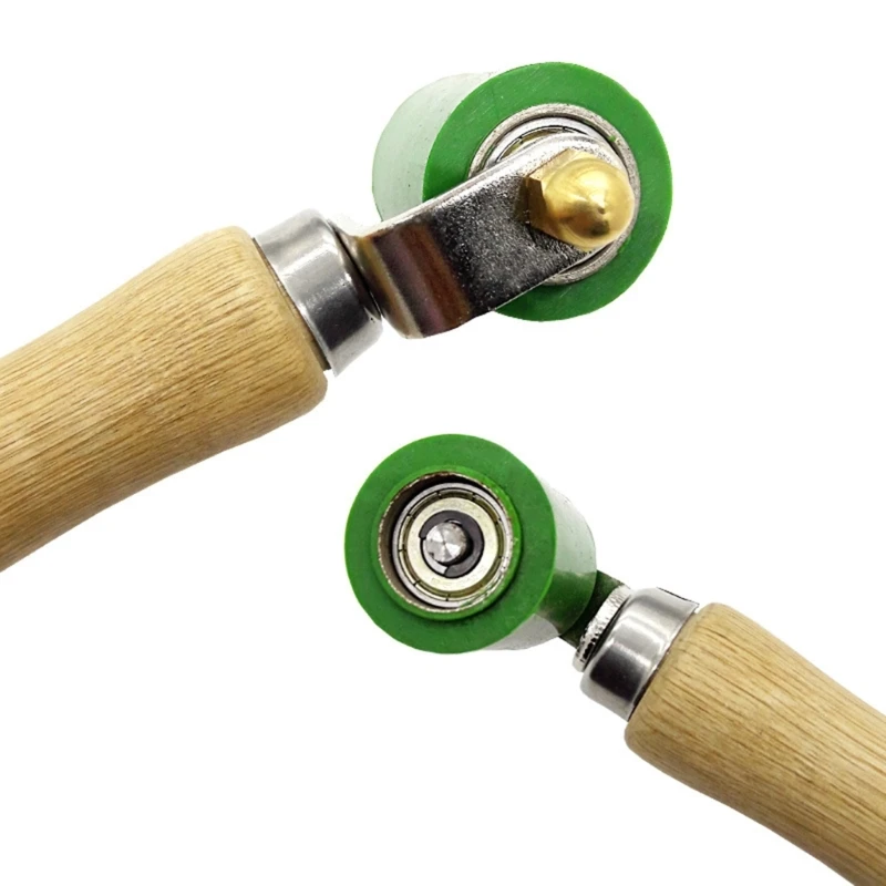 Comfortable Wood Handle Roller Manual Pressure Roller Designed for Frequent Use