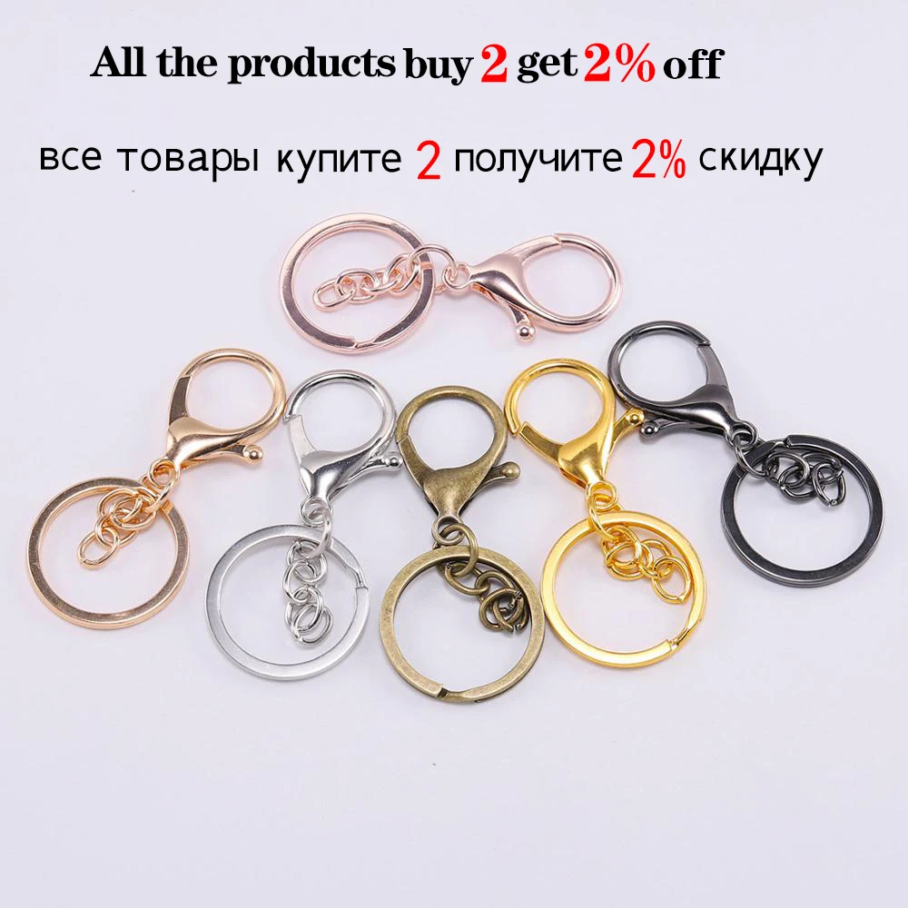5pcs/Lot Key Ring 30mm Keychain 70mm Lobster Clasp Key Snap Hooks Keyrings DIY Jewelry Making Finding DIY Key Chains Accessories image 6